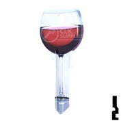 Key Shapes -RED WINE- Kwikset Key Residential-Commercial Key Lucky Line