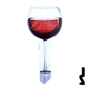Key Shapes -RED WINE- Schlage SC1 Key Residential-Commercial Key Lucky Line