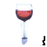 Key Shapes -RED WINE- Schlage SC1 Key Residential-Commercial Key Lucky Line