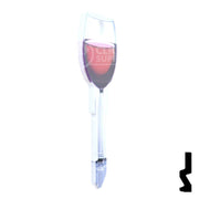 Key Shapes -RED WINE- Schlage SC1 Key Residential-Commercial Key Lucky Line