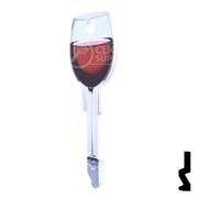 Key Shapes -RED WINE- Schlage SC1 Key Residential-Commercial Key Lucky Line