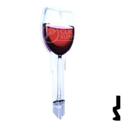 Key Shapes -RED WINE- Schlage SC1 Key Residential-Commercial Key Lucky Line
