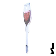 Key Shapes -RED WINE- Schlage SC1 Key Residential-Commercial Key Lucky Line