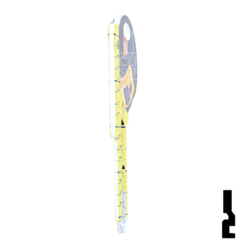 Key Shapes -TAPE MEASURE- Kwikset Key Residential-Commercial Key Lucky Line