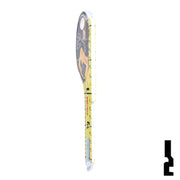 Key Shapes -TAPE MEASURE- Kwikset Key Residential-Commercial Key Lucky Line