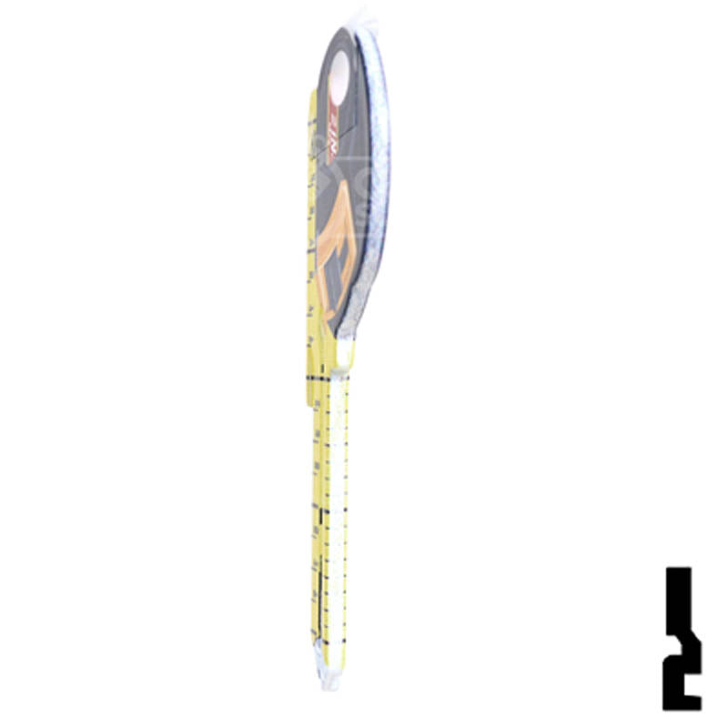 Key Shapes -TAPE MEASURE- Kwikset Key Residential-Commercial Key Lucky Line