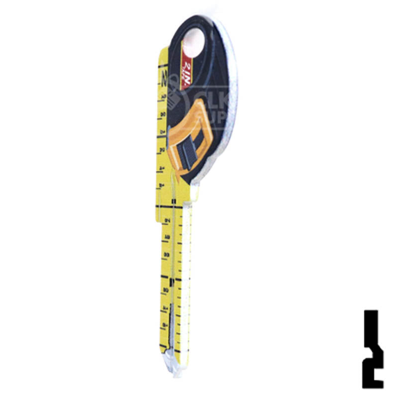Key Shapes -TAPE MEASURE- Kwikset Key Residential-Commercial Key Lucky Line