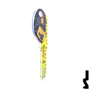 Key Shapes -TAPE MEASURE- Schlage SC1 Key Residential-Commercial Key Lucky Line