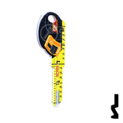 Key Shapes -TAPE MEASURE- Schlage SC1 Key Residential-Commercial Key Lucky Line