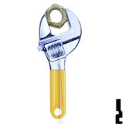 Key Shapes -WRENCH- Kwikset Key Residential-Commercial Key Lucky Line