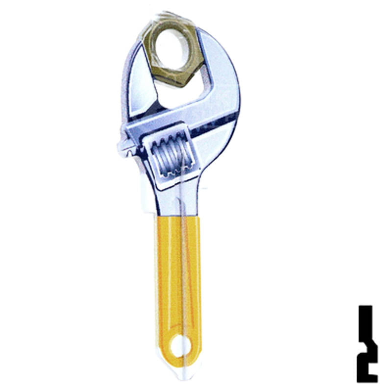 Key Shapes -WRENCH- Kwikset Key Residential-Commercial Key Lucky Line
