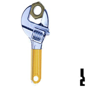Key Shapes -WRENCH- Kwikset Key Residential-Commercial Key Lucky Line