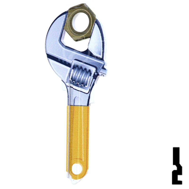 Key Shapes -WRENCH- Kwikset Key Residential-Commercial Key Lucky Line