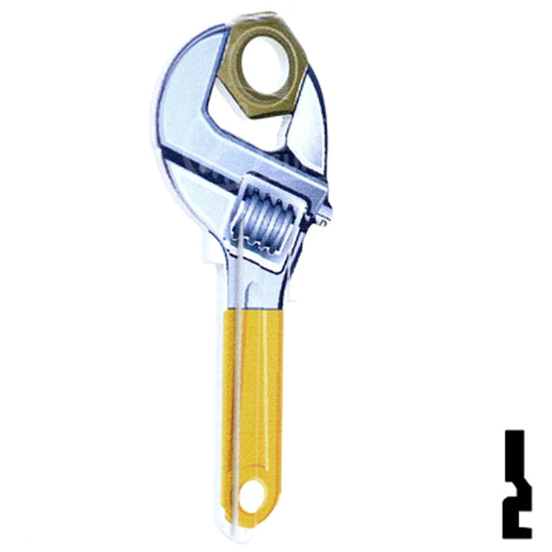 Key Shapes -WRENCH- Kwikset Key Residential-Commercial Key Lucky Line