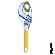 Key Shapes -WRENCH- Kwikset Key Residential-Commercial Key Lucky Line