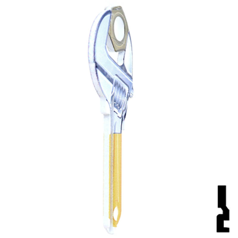 Key Shapes -WRENCH- Kwikset Key Residential-Commercial Key Lucky Line
