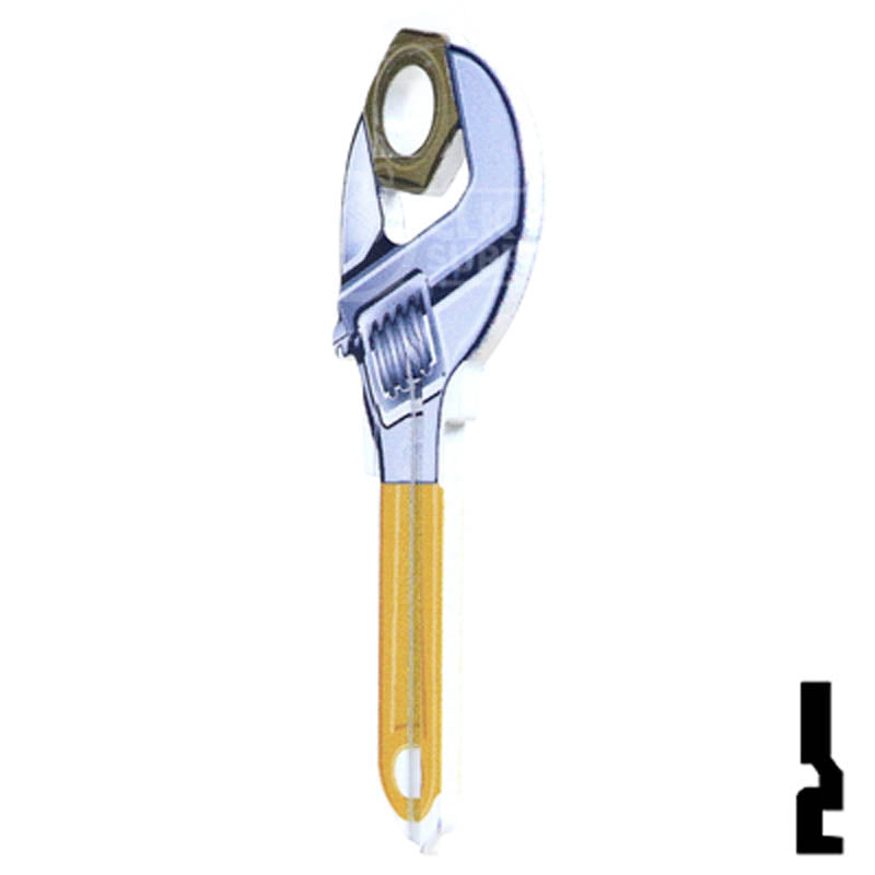 Key Shapes -WRENCH- Kwikset Key Residential-Commercial Key Lucky Line
