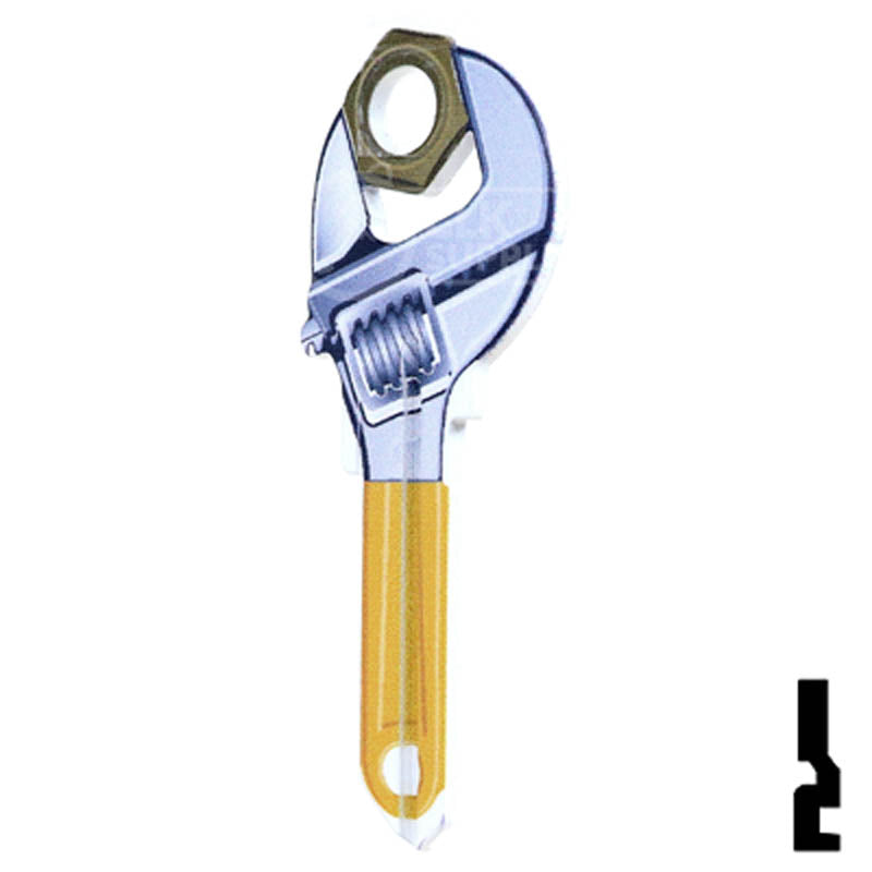 Key Shapes -WRENCH- Kwikset Key Residential-Commercial Key Lucky Line