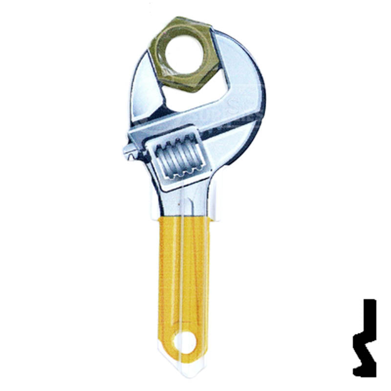 Key Shapes -WRENCH- Schlage SC1 Key Residential-Commercial Key Lucky Line