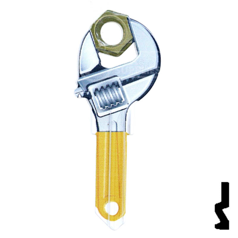 Key Shapes -WRENCH- Schlage SC1 Key Residential-Commercial Key Lucky Line