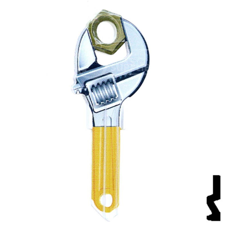 Key Shapes -WRENCH- Schlage SC1 Key Residential-Commercial Key Lucky Line