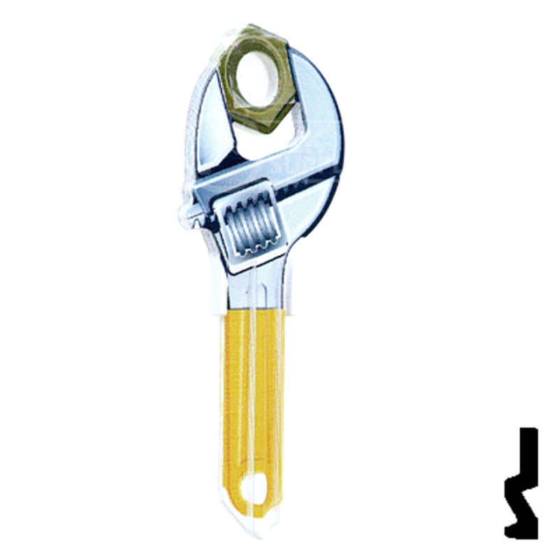 Key Shapes -WRENCH- Schlage SC1 Key Residential-Commercial Key Lucky Line