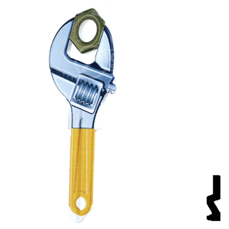 Key Shapes -WRENCH- Schlage SC1 Key Residential-Commercial Key Lucky Line