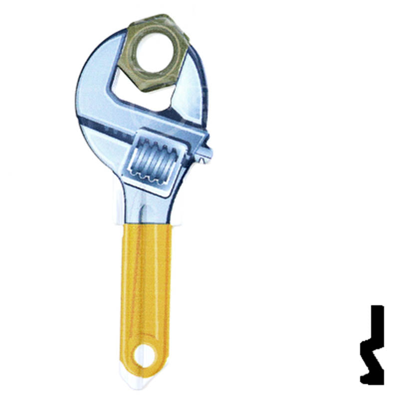 Key Shapes -WRENCH- Schlage SC1 Key Residential-Commercial Key Lucky Line
