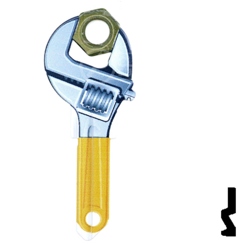 Key Shapes -WRENCH- Schlage SC1 Key Residential-Commercial Key Lucky Line