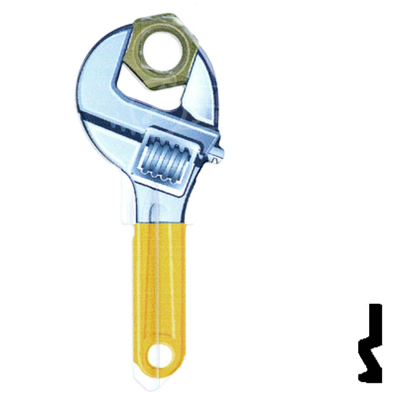 Key Shapes -WRENCH- Schlage SC1 Key Residential-Commercial Key Lucky Line