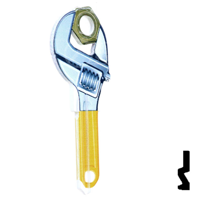 Key Shapes -WRENCH- Schlage SC1 Key Residential-Commercial Key Lucky Line