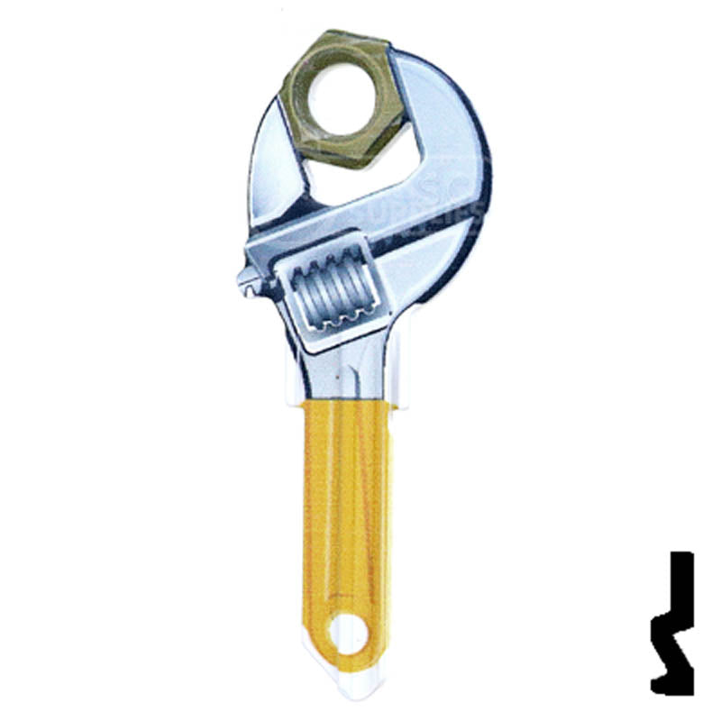 Key Shapes -WRENCH- Schlage SC1 Key Residential-Commercial Key Lucky Line