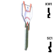 Krafty Keys: Baseball - Choose Keyway (SC1,KW1,10,WR5) Residential-Commercial Key Hudson-ESP-HPC
