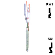 Krafty Keys: Baseball - Choose Keyway (SC1,KW1,10,WR5) Residential-Commercial Key Hudson-ESP-HPC