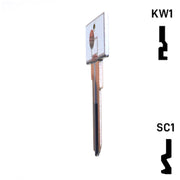Krafty Keys: Basketball - Choose Keyway (SC1,KW1,10,WR5) Residential-Commercial Key Hudson-ESP-HPC