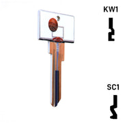 Krafty Keys: Basketball - Choose Keyway (SC1,KW1,10,WR5) Residential-Commercial Key Hudson-ESP-HPC