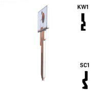 Krafty Keys: Basketball - Choose Keyway (SC1,KW1,10,WR5) Residential-Commercial Key Hudson-ESP-HPC