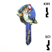 Krafty Keys: Fishing - Choose Keyway (SC1,KW1,10,WR5) Residential-Commercial Key Hudson-ESP-HPC