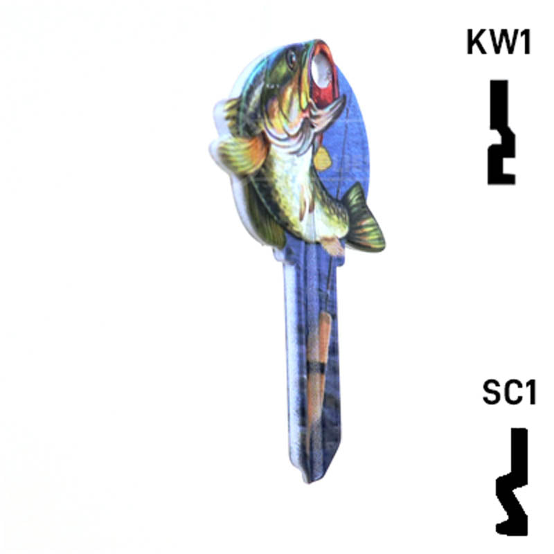 Krafty Keys: Fishing - Choose Keyway (SC1,KW1,10,WR5) Residential-Commercial Key Hudson-ESP-HPC