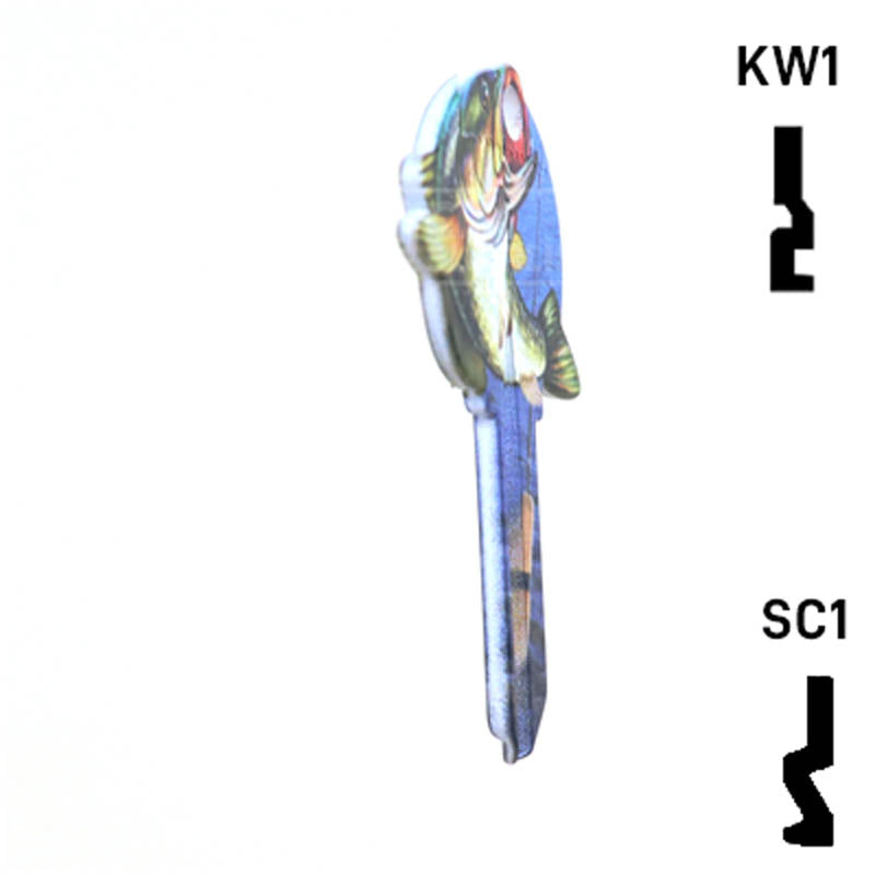Krafty Keys: Fishing - Choose Keyway (SC1,KW1,10,WR5) Residential-Commercial Key Hudson-ESP-HPC
