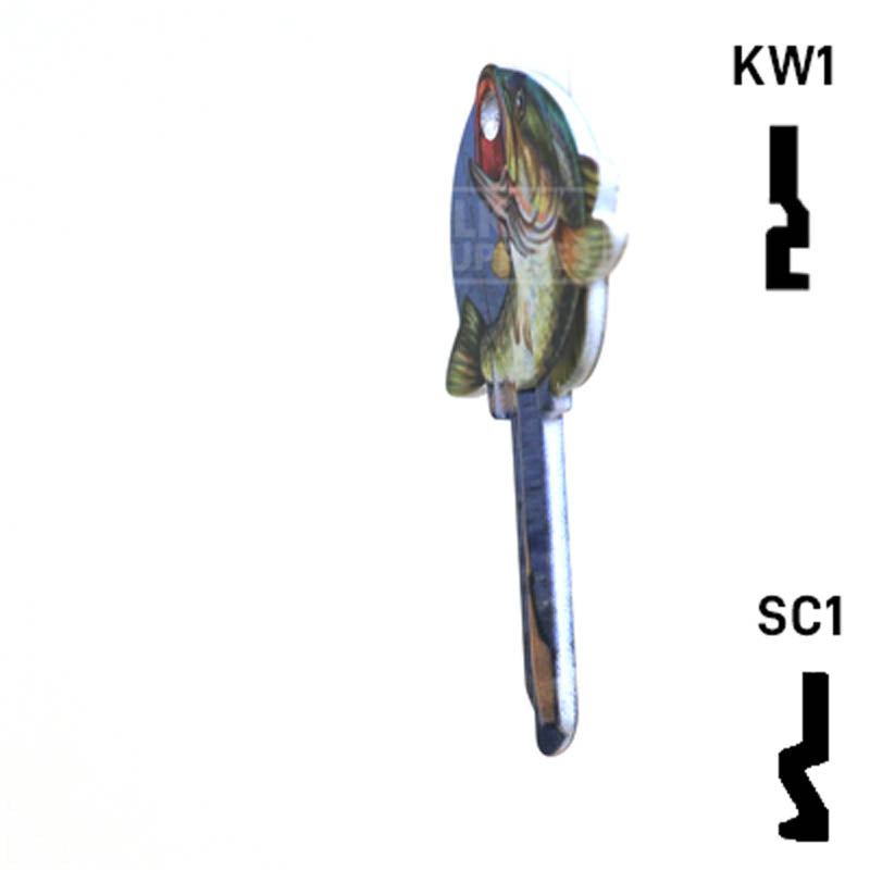 Krafty Keys: Fishing - Choose Keyway (SC1,KW1,10,WR5) Residential-Commercial Key Hudson-ESP-HPC