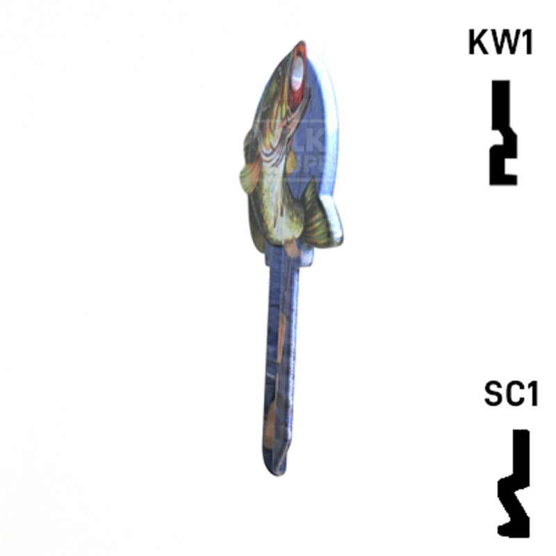 Krafty Keys: Fishing - Choose Keyway (SC1,KW1,10,WR5) Residential-Commercial Key Hudson-ESP-HPC