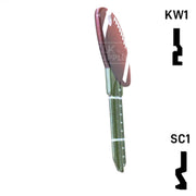 Krafty Keys: Football - Choose Keyway (SC1,KW1,10,WR5) Residential-Commercial Key Hudson-ESP-HPC