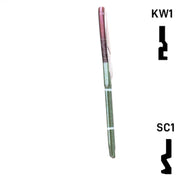 Krafty Keys: Football - Choose Keyway (SC1,KW1,10,WR5) Residential-Commercial Key Hudson-ESP-HPC