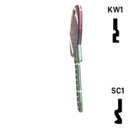 Krafty Keys: Football - Choose Keyway (SC1,KW1,10,WR5) Residential-Commercial Key Hudson-ESP-HPC