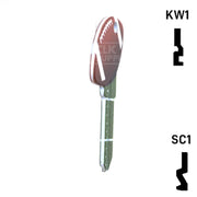 Krafty Keys: Football - Choose Keyway (SC1,KW1,10,WR5) Residential-Commercial Key Hudson-ESP-HPC