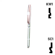 Krafty Keys: Football - Choose Keyway (SC1,KW1,10,WR5) Residential-Commercial Key Hudson-ESP-HPC