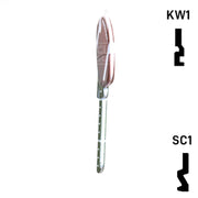 Krafty Keys: Football - Choose Keyway (SC1,KW1,10,WR5) Residential-Commercial Key Hudson-ESP-HPC