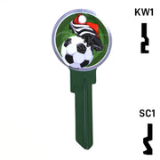 Krafty Keys: Soccer - Choose Keyway (SC1,KW1,10,WR5) Residential-Commercial Key Hudson-ESP-HPC