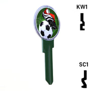 Krafty Keys: Soccer - Choose Keyway (SC1,KW1,10,WR5) Residential-Commercial Key Hudson-ESP-HPC